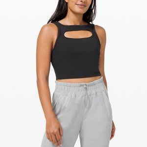 LA Front cut out tank - black - size 4